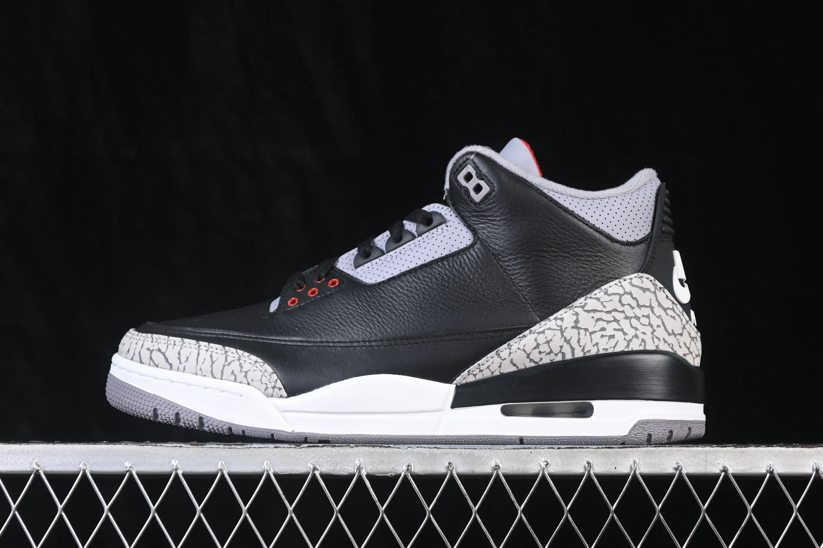 All categories Air Jordan Jordan series basketball shoes Air Jordan 3 LJR version Air Jordan 3 "Black Cement" AJ3 Jordan 3 first year black cement DN3707-010